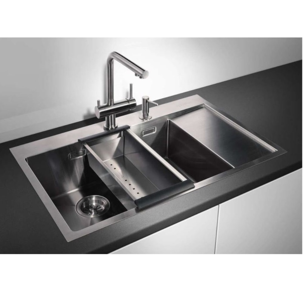 Мойка кухонная Omoikiri Akisame 78 левая Хром 4973062 — изображение 3