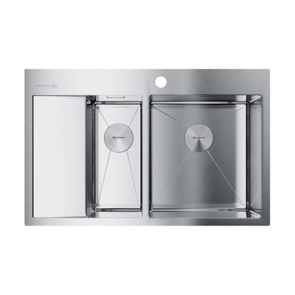 Мойка кухонная Omoikiri Akisame 78 правая Хром 4973063