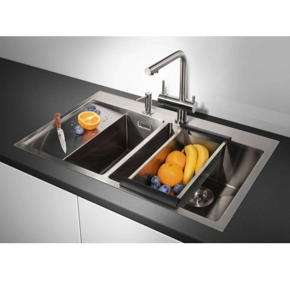 Мойка кухонная Omoikiri Akisame 78 правая Хром 4973063 — изображение 3