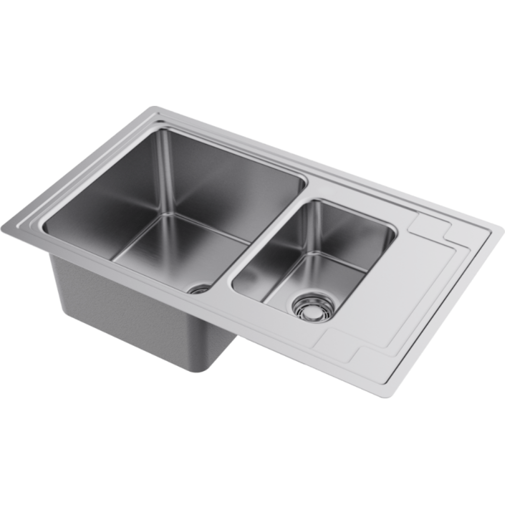 Мойка кухонная Omoikiri Mizu 78 Хром 4973731 — изображение 2