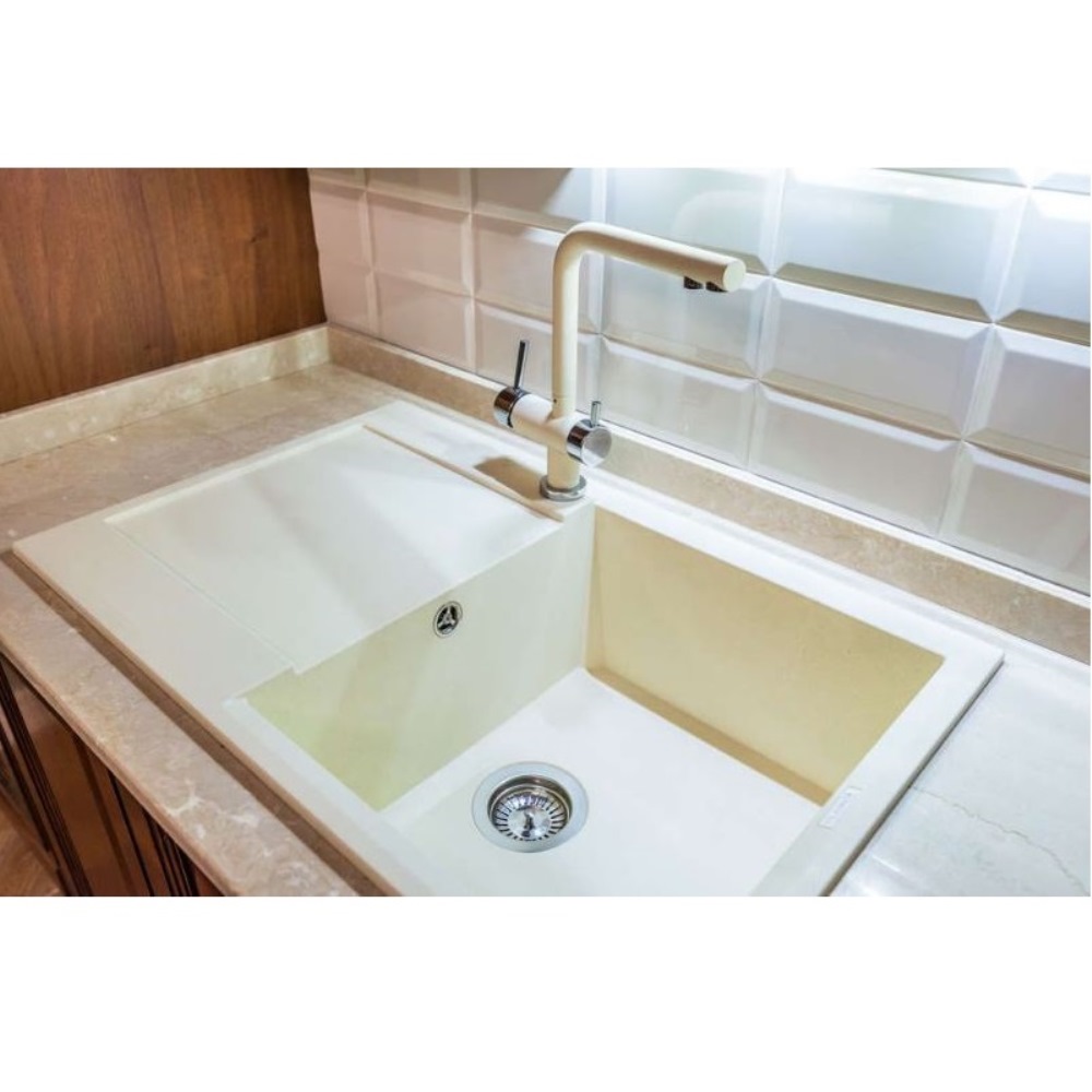 Мойка кухонная Omoikiri Sakaime 78 Белый матовый 4993127 — изображение 2