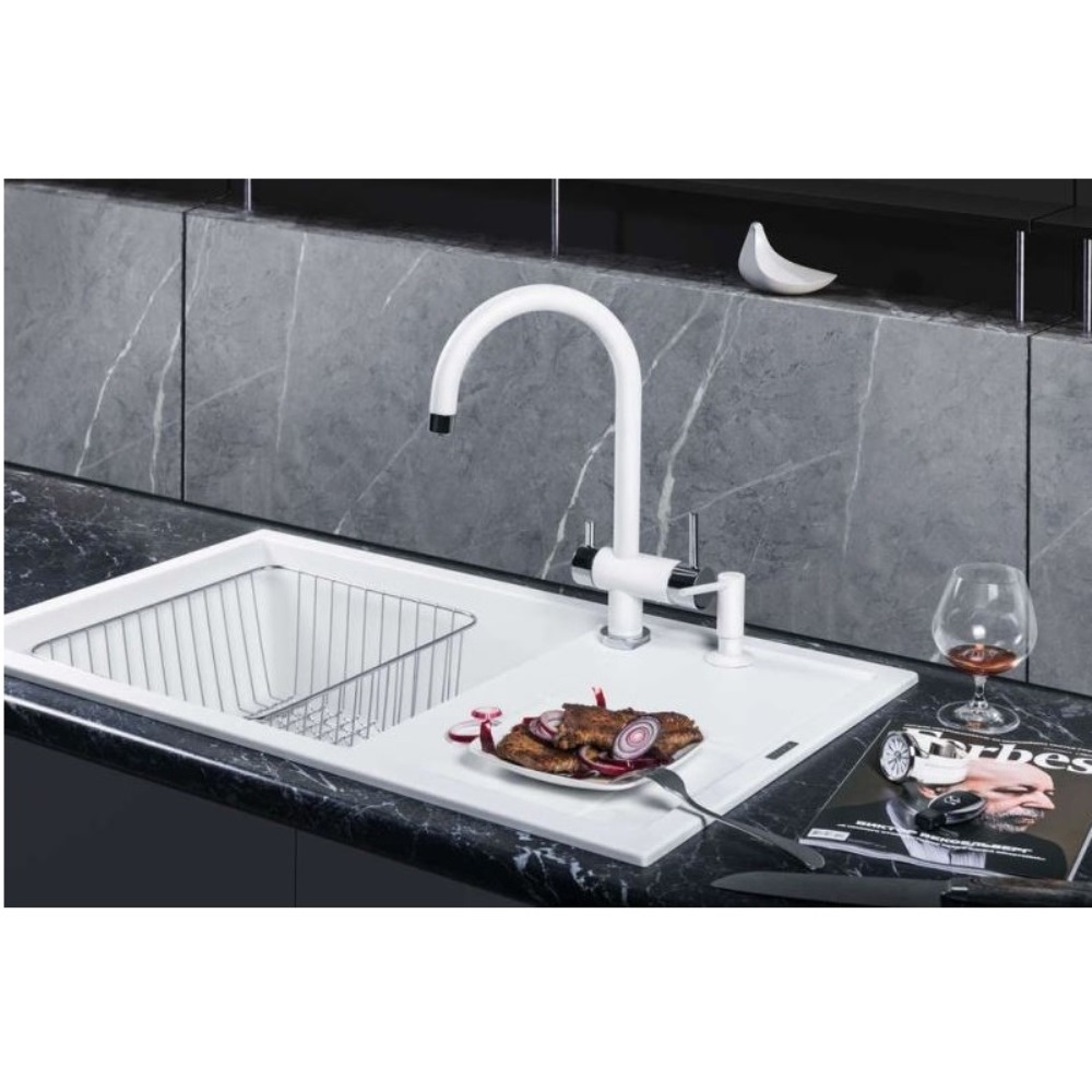 Мойка кухонная Omoikiri Sumi 86 Платина 4993651 — изображение 2