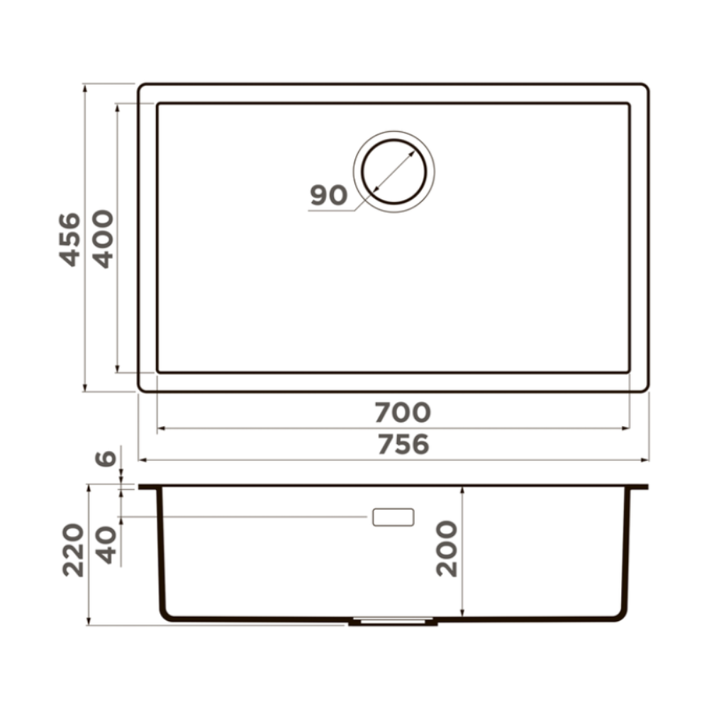Мойка кухонная Omoikiri Yamakawa 76 Белый матовый 4993782 — изображение 4