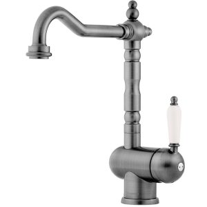 Смеситель для кухни Omoikiri Kyoto Серебро античное / Белый 4994297