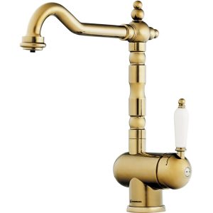 Смеситель для кухни Omoikiri Kyoto Золото / Белый 4994353
