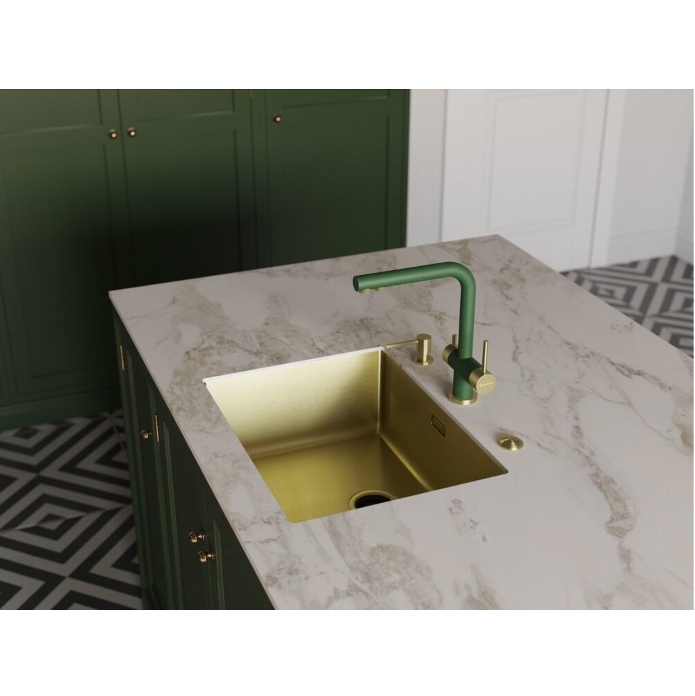 Дозатор встраиваемый Omoikiri OM-03 Золото светлое 4995042 — изображение 2