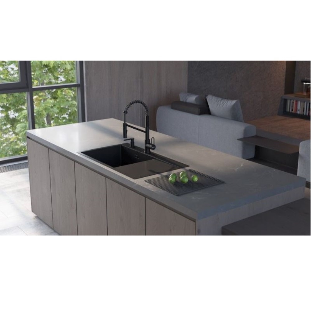 Мойка кухонная Omoikiri Akisame 86 левая Хром 4997031 — изображение 2