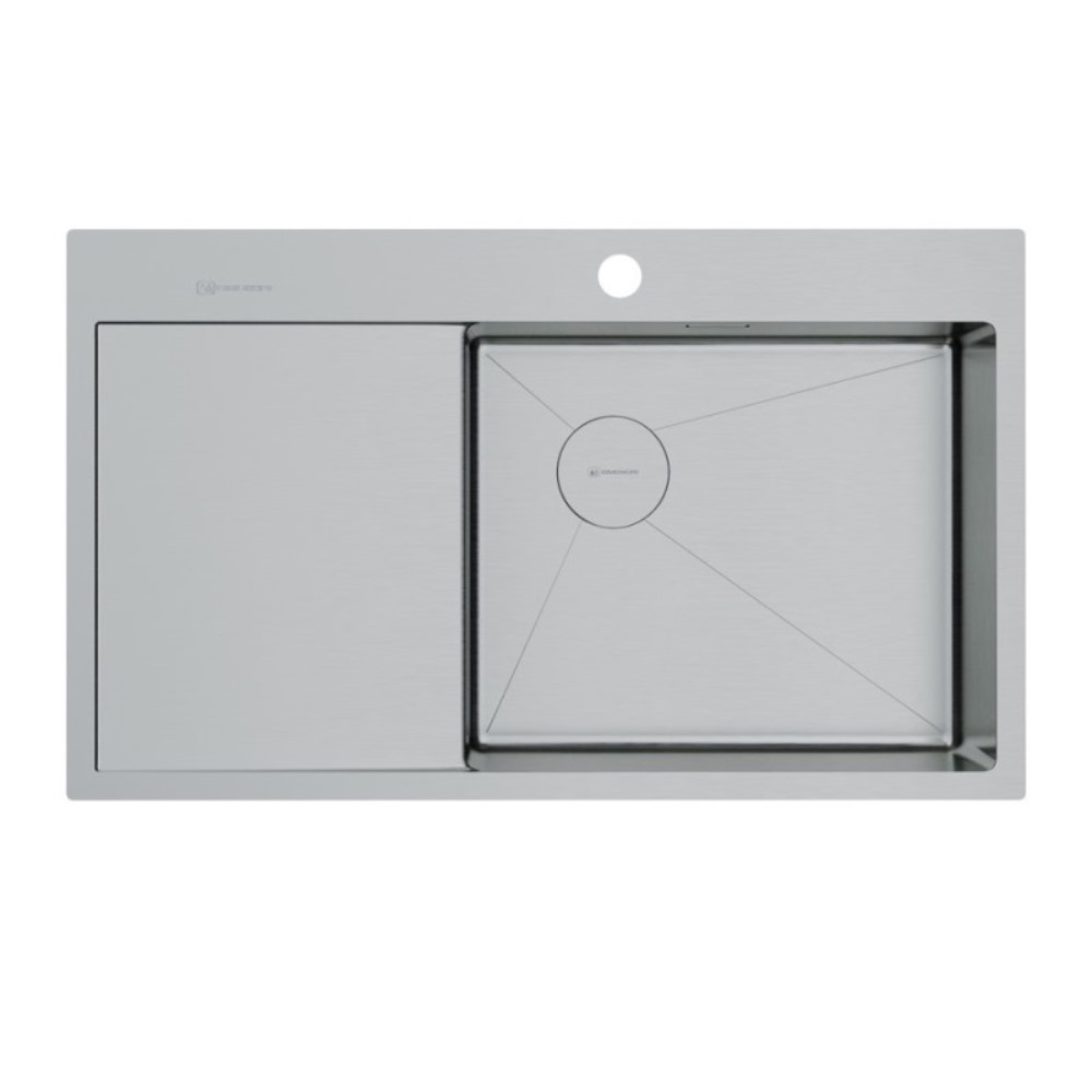 Мойка кухонная Omoikiri Akisame 86 правая Хром 4997042